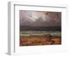 Storm at Sea, Brittany (Oil on Canvas)-Charles Cottet-Framed Giclee Print