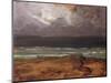 Storm at Sea, Brittany (Oil on Canvas)-Charles Cottet-Mounted Giclee Print
