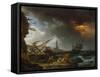 Storm at Sea-Claude Joseph Vernet-Framed Stretched Canvas