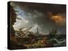 Storm at Sea-Claude Joseph Vernet-Stretched Canvas