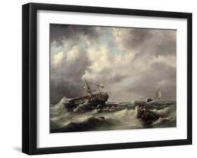 Storm at Sea-Hermann Koekkoek-Framed Giclee Print