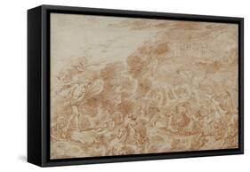 Storm at Sea-Jean Antoine Watteau-Framed Stretched Canvas