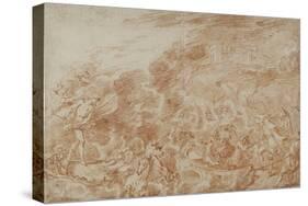 Storm at Sea-Jean Antoine Watteau-Stretched Canvas