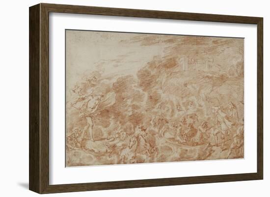 Storm at Sea-Jean Antoine Watteau-Framed Giclee Print