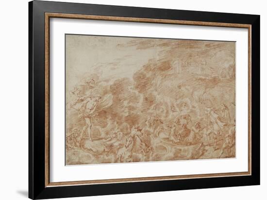 Storm at Sea-Jean Antoine Watteau-Framed Giclee Print