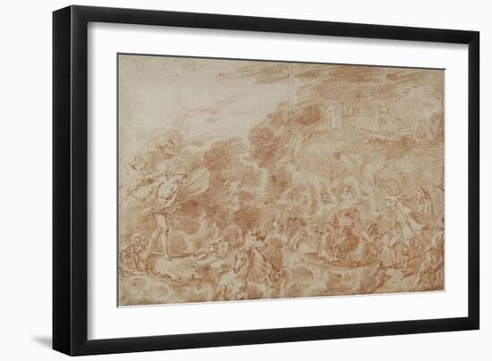 Storm at Sea-Jean Antoine Watteau-Framed Giclee Print