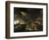 Storm at the Sea, 1740S-Claude Joseph Vernet-Framed Premium Giclee Print