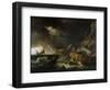 Storm at the Sea, 1740S-Claude Joseph Vernet-Framed Premium Giclee Print