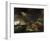 Storm at the Sea, 1740S-Claude Joseph Vernet-Framed Premium Giclee Print