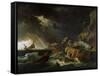 Storm at the Sea, 1740S-Claude Joseph Vernet-Framed Stretched Canvas