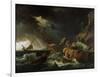 Storm at the Sea, 1740S-Claude Joseph Vernet-Framed Giclee Print