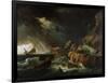 Storm at the Sea, 1740S-Claude Joseph Vernet-Framed Giclee Print