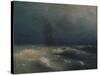 Storm at the Seashore by Nice, 1885-Ivan Konstantinovich Aivazovsky-Stretched Canvas