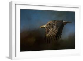 Storm Chaser Bald Eagle-Jai Johnson-Framed Giclee Print