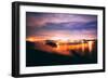 Storm Circle Night Dream, Golden Gate Bridge, San Francisco, Marin Headlands-Vincent James-Framed Photographic Print