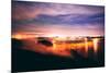 Storm Circle Night Dream, Golden Gate Bridge, San Francisco, Marin Headlands-Vincent James-Mounted Photographic Print