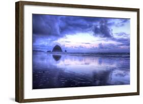 Storm Clearing at Cannon Beach, Oregon Coast-Vincent James-Framed Photographic Print