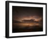 Storm Cloud and Lightning at Sea Taken in Pensacola Florida-Harris Hamdan-Framed Photographic Print