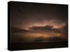 Storm Cloud and Lightning at Sea Taken in Pensacola Florida-Harris Hamdan-Stretched Canvas