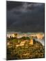 Storm Clouds above Monticchiello with Last Evening Light-Terry Eggers-Mounted Photographic Print