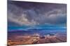 Storm Clouds at Green River Overlook, Canyonlands National Park, Utah, Island in the Sky District-Tom Till-Mounted Photographic Print