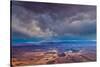 Storm Clouds at Green River Overlook, Canyonlands National Park, Utah, Island in the Sky District-Tom Till-Stretched Canvas