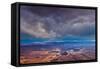 Storm Clouds at Green River Overlook, Canyonlands National Park, Utah, Island in the Sky District-Tom Till-Framed Stretched Canvas