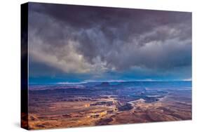 Storm Clouds at Green River Overlook, Canyonlands National Park, Utah, Island in the Sky District-Tom Till-Stretched Canvas