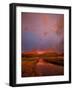 Storm Clouds Cast Unusual Colors over the Tuolomne Creek and Surrounding Mountains in Yosemite-Ian Shive-Framed Photographic Print