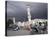 Storm Clouds Gather over a Mosque in the Center of Hargeisa, Capital of Somaliland, Somalia, Africa-Mcconnell Andrew-Stretched Canvas