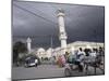 Storm Clouds Gather over a Mosque in the Center of Hargeisa, Capital of Somaliland, Somalia, Africa-Mcconnell Andrew-Mounted Premium Photographic Print