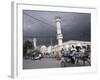 Storm Clouds Gather over a Mosque in the Center of Hargeisa, Capital of Somaliland, Somalia, Africa-Mcconnell Andrew-Framed Photographic Print