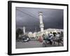 Storm Clouds Gather over a Mosque in the Center of Hargeisa, Capital of Somaliland, Somalia, Africa-Mcconnell Andrew-Framed Photographic Print