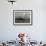 Storm Clouds Hover Over San Francisco's Coit Tower-null-Framed Photographic Print displayed on a wall