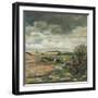 Storm Clouds over Angmering Estate, 2007-Margaret Hartnett-Framed Giclee Print