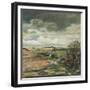 Storm Clouds over Angmering Estate, 2007-Margaret Hartnett-Framed Giclee Print