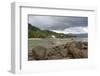 Storm Clouds over Baie Beau Vallon, Mahe, Seychelles, Indian Ocean Islands-Guido Cozzi-Framed Photographic Print