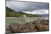 Storm Clouds over Baie Beau Vallon, Mahe, Seychelles, Indian Ocean Islands-Guido Cozzi-Mounted Photographic Print