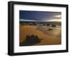 Storm clouds over Mekena Beach, Maui, Hawaii, USA-Charles Gurche-Framed Photographic Print