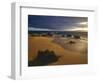 Storm clouds over Mekena Beach, Maui, Hawaii, USA-Charles Gurche-Framed Photographic Print