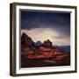 Storm Clouds over Sedona-Jody Miller-Framed Photographic Print