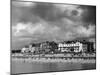 Storm Clouds Over the Promenade and the Beach from the Pier at Southsea Hampshire England-null-Mounted Premium Photographic Print