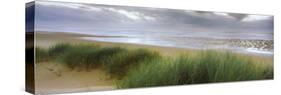 Storm Clouds over the Sea, Newburgh Beach, Newburgh, Aberdeenshire, Scotland-null-Stretched Canvas