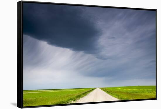 Storm Clouds, Saskatchewan, Canada-null-Framed Stretched Canvas