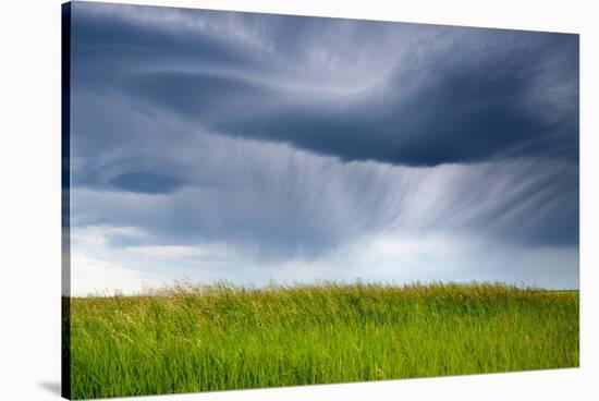 Storm Clouds, Saskatchewan, Canada-null-Stretched Canvas