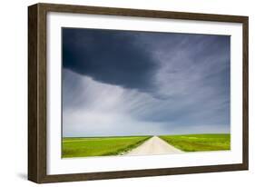 Storm Clouds, Saskatchewan, Canada-null-Framed Photographic Print