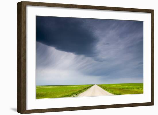 Storm Clouds, Saskatchewan, Canada-null-Framed Photographic Print