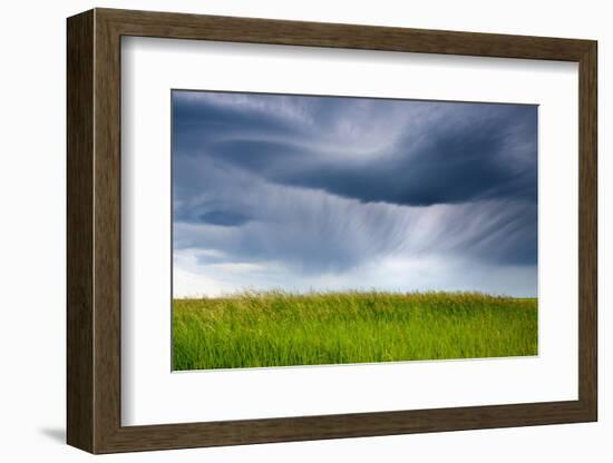 Storm Clouds, Saskatchewan, Canada-null-Framed Photographic Print