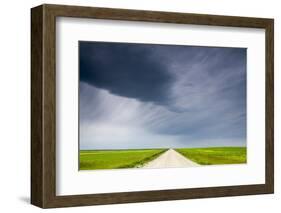 Storm Clouds, Saskatchewan, Canada-null-Framed Photographic Print