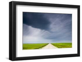 Storm Clouds, Saskatchewan, Canada-null-Framed Photographic Print